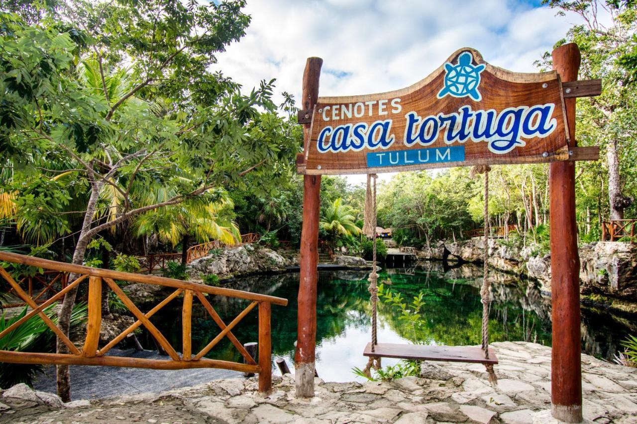 Hotel Casa Tortuga Tulum - Cenotes Park Inclusive Bagian luar foto