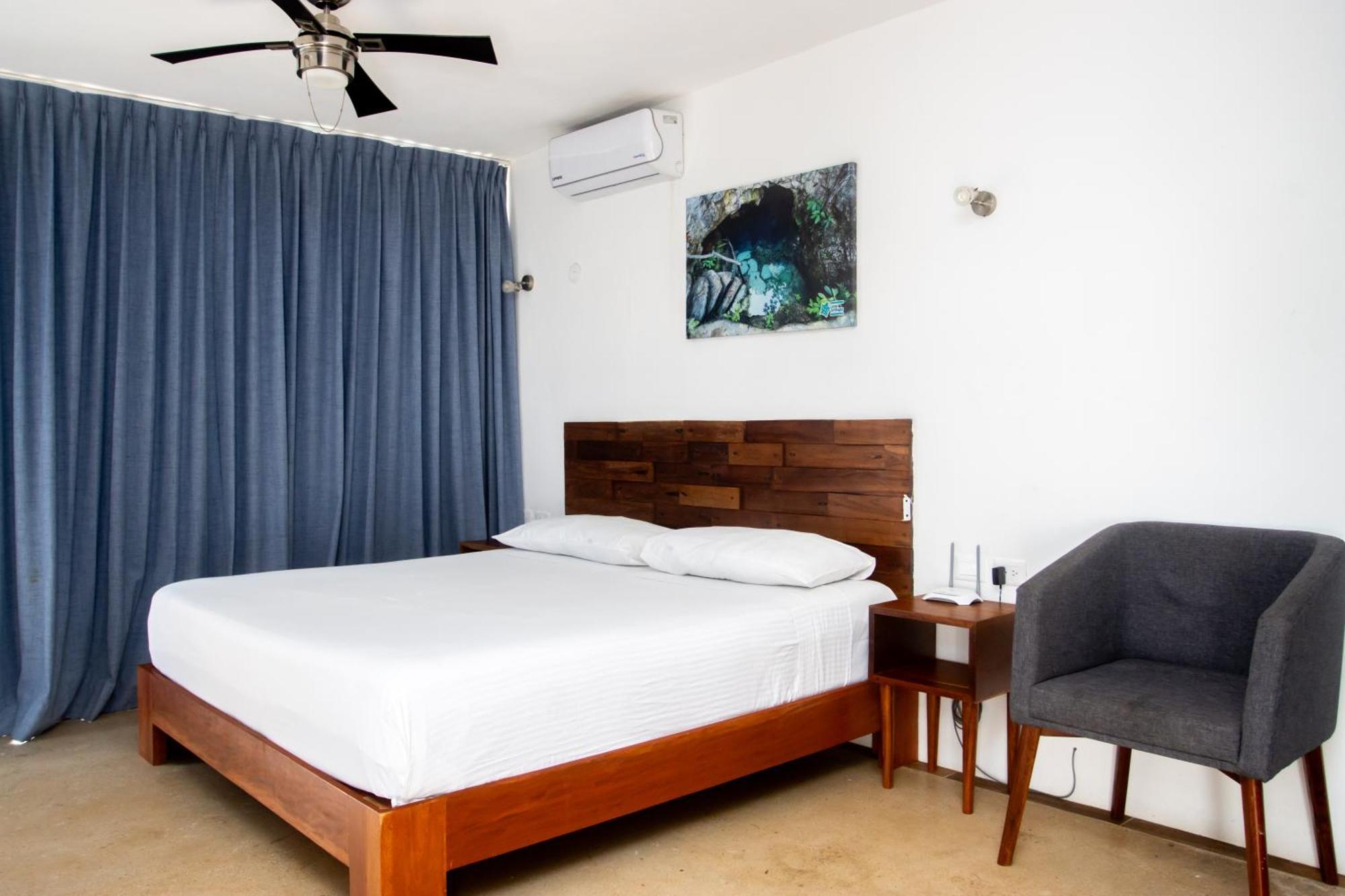 Hotel Casa Tortuga Tulum - Cenotes Park Inclusive Bagian luar foto A bedroom at the resort
