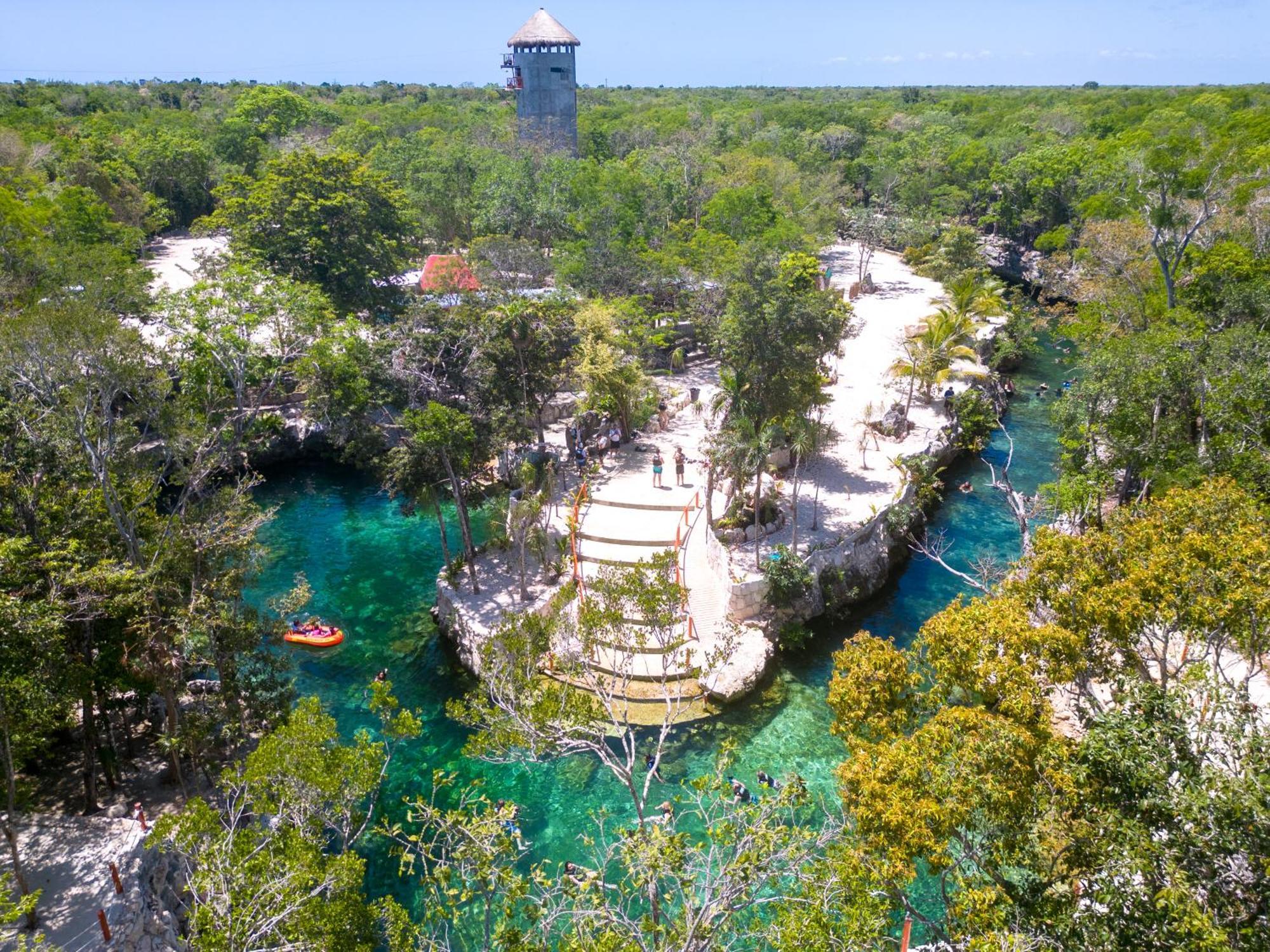 Hotel Casa Tortuga Tulum - Cenotes Park Inclusive Bagian luar foto Cenote