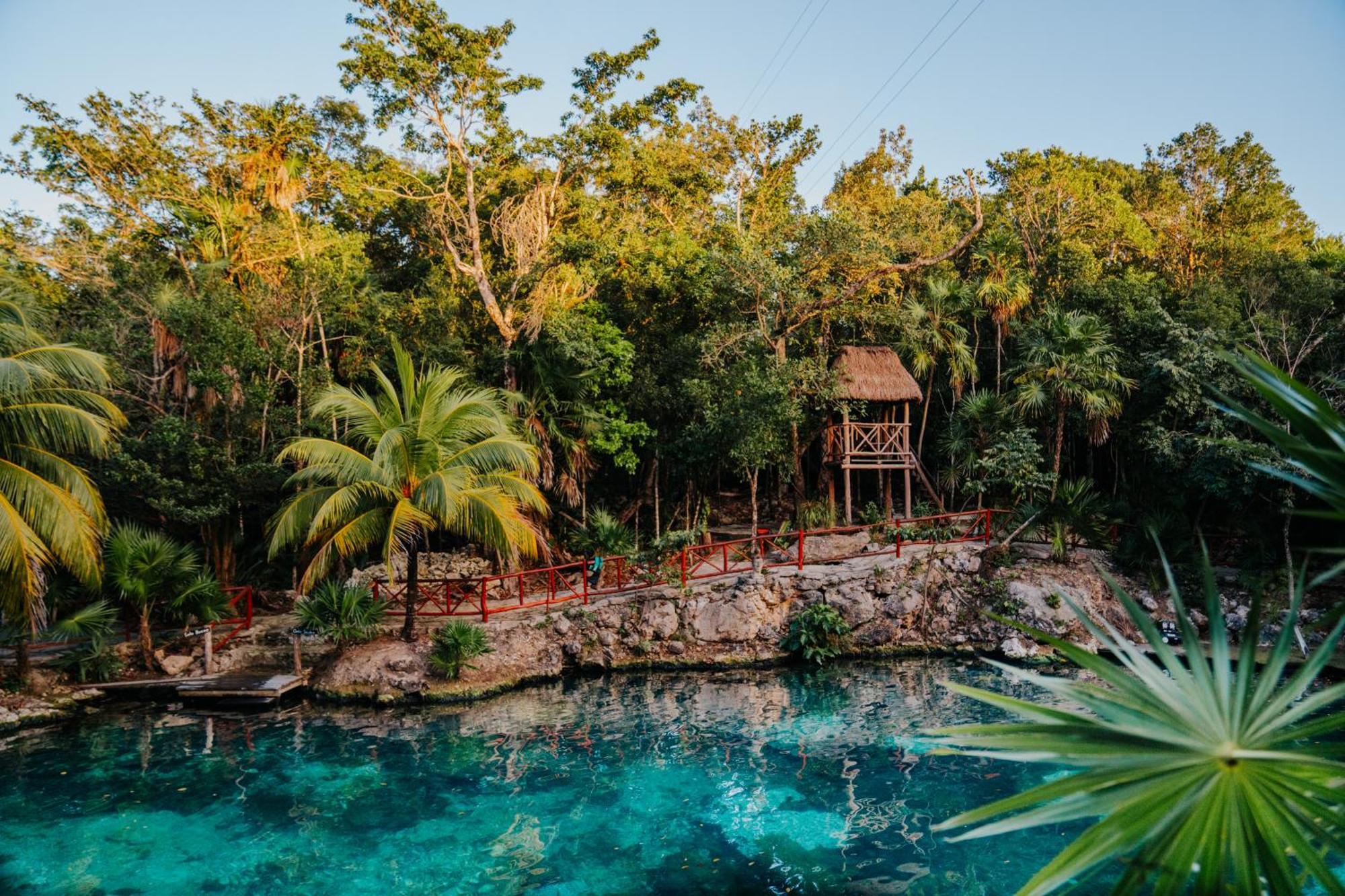 Hotel Casa Tortuga Tulum - Cenotes Park Inclusive Bagian luar foto X-Carett Cenote